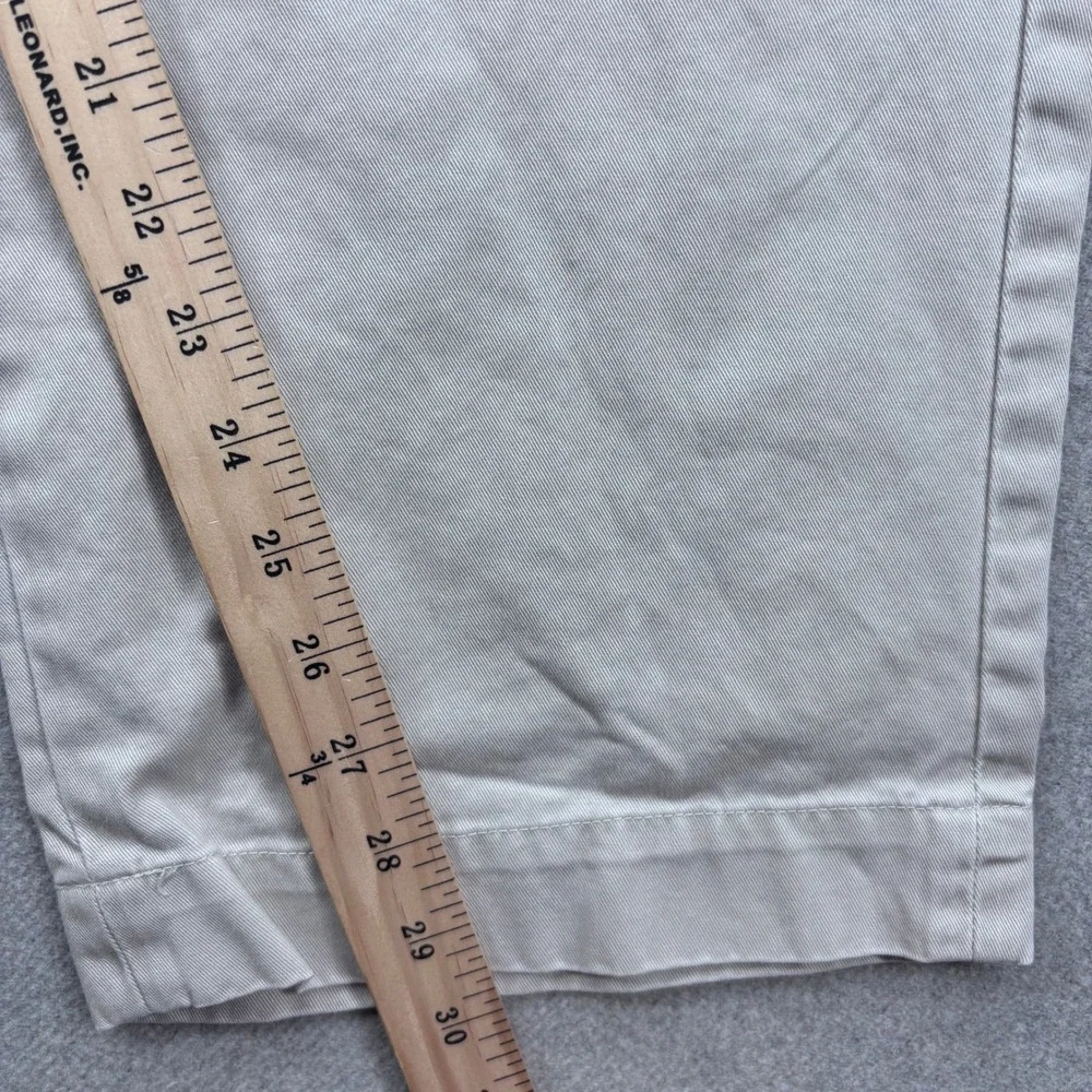 Vintage‎ Polo Ralph Lauren Preston Pants Mens 40x30 Beige Chino Twill Preppy